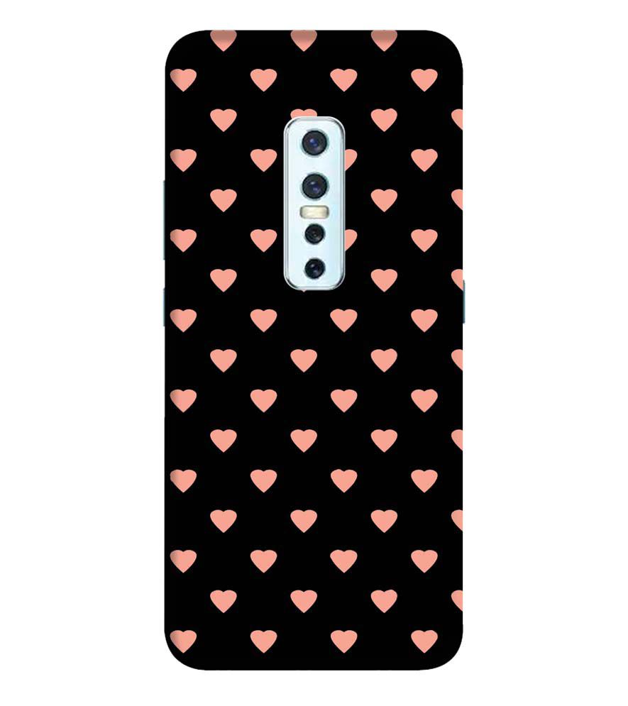 PS1318-Hearts All Over Back Cover for Vivo V17 Pro