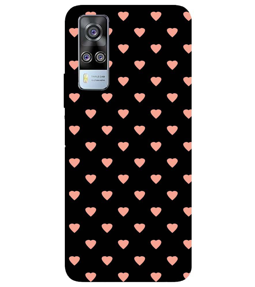 PS1318-Hearts All Over Back Cover for vivo Y51a