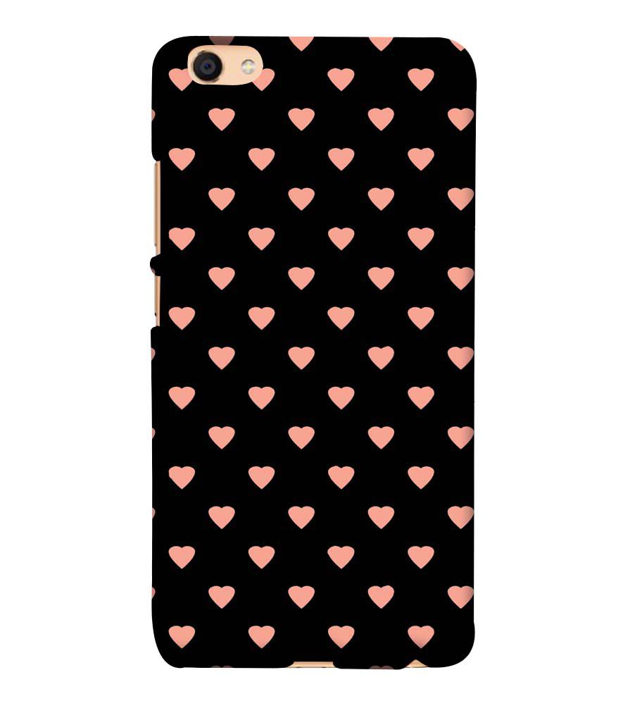 PS1318-Hearts All Over Back Cover for Vivo Y55L