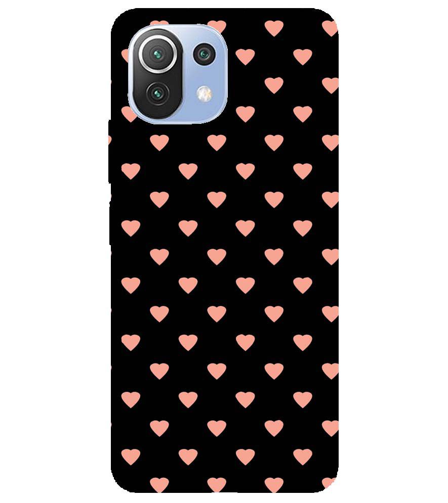 PS1318-Hearts All Over Back Cover for Xiaomi Mi 11 Lite