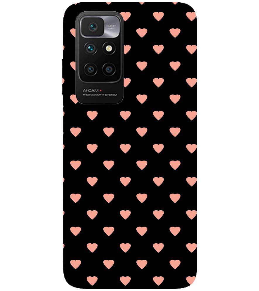 PS1318-Hearts All Over Back Cover for Xiaomi Redmi 10 Prime