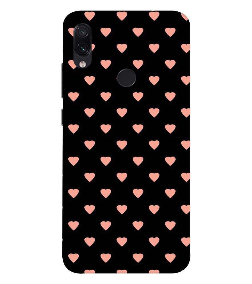 PS1318-Hearts All Over Back Cover for Xiaomi Redmi 7