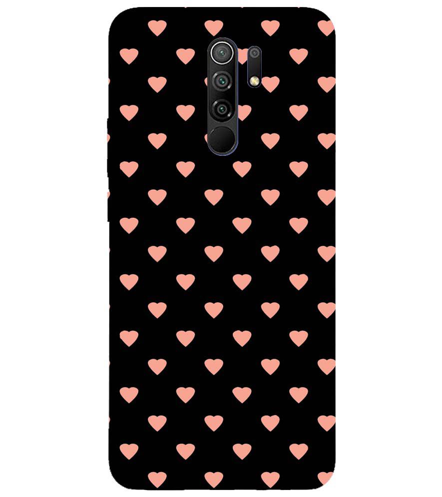 PS1318-Hearts All Over Back Cover for Xiaomi Redmi 9 Prime