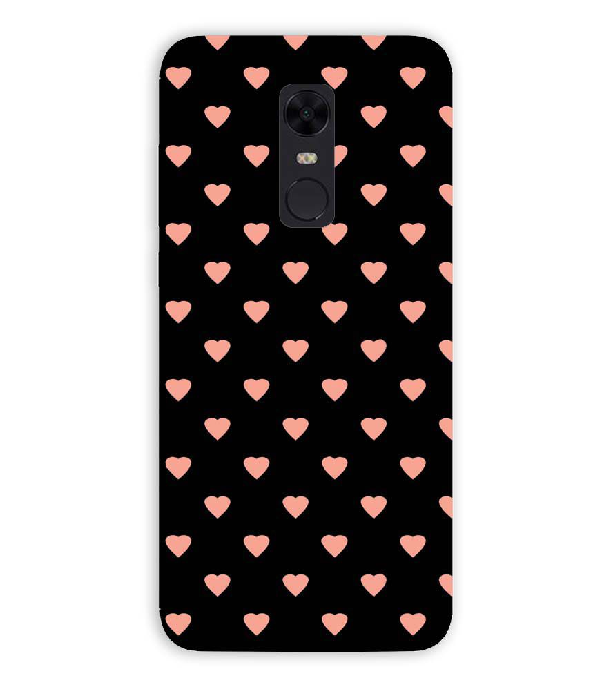 PS1318-Hearts All Over Back Cover for Xiaomi Redmi Note 5