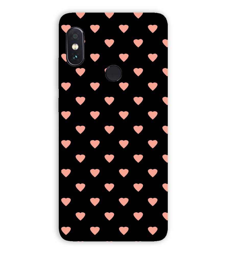 PS1318-Hearts All Over Back Cover for Xiaomi Redmi Note 5 Pro