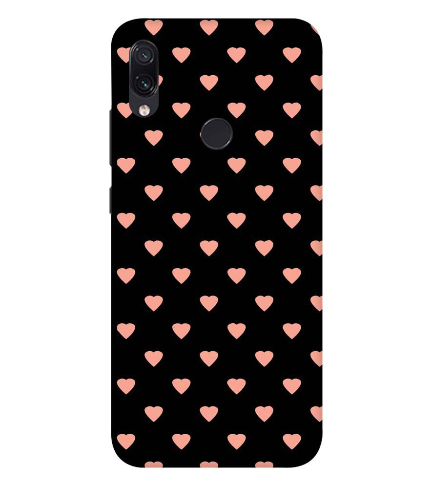 PS1318-Hearts All Over Back Cover for Xiaomi Redmi Note 7S