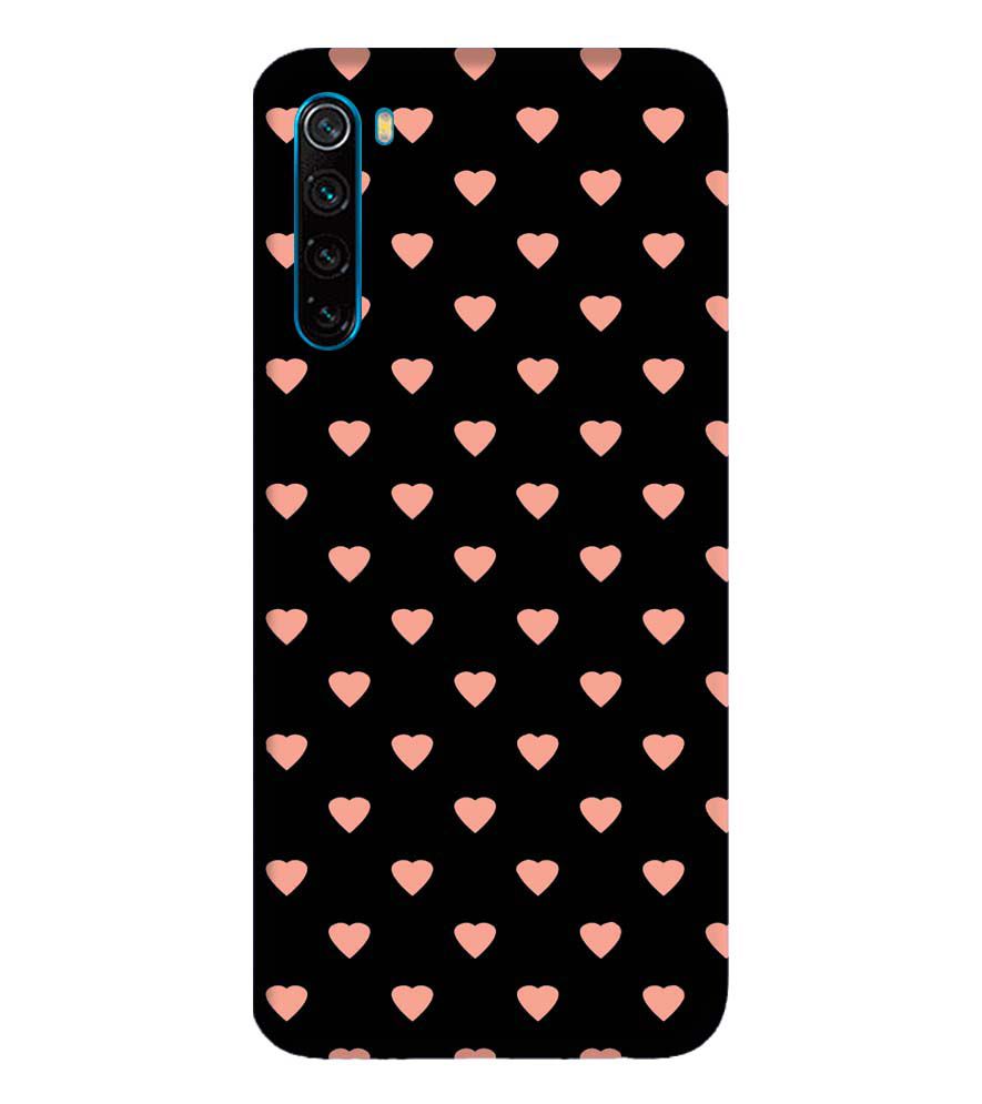 PS1318-Hearts All Over Back Cover for Xiaomi Redmi Note 8