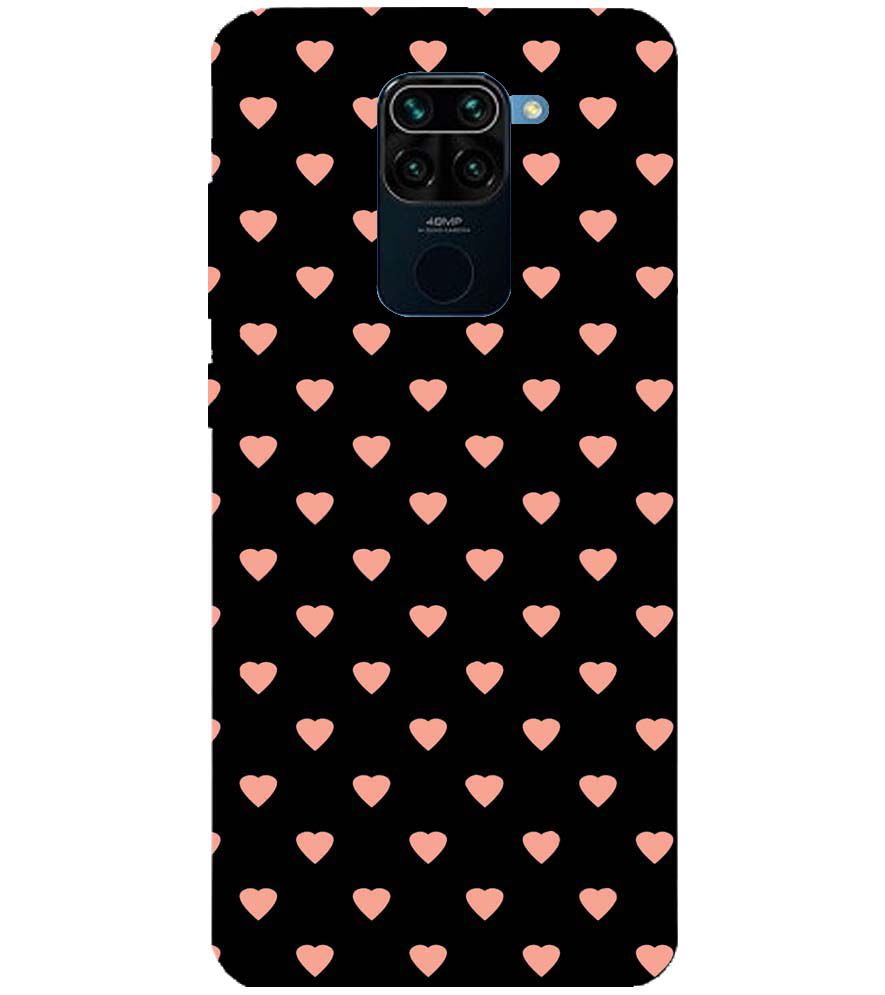 PS1318-Hearts All Over Back Cover for Xiaomi Redmi Note 9