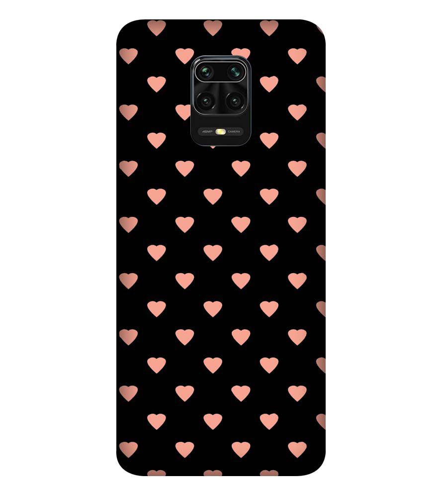 PS1318-Hearts All Over Back Cover for Xiaomi Redmi Note 9S