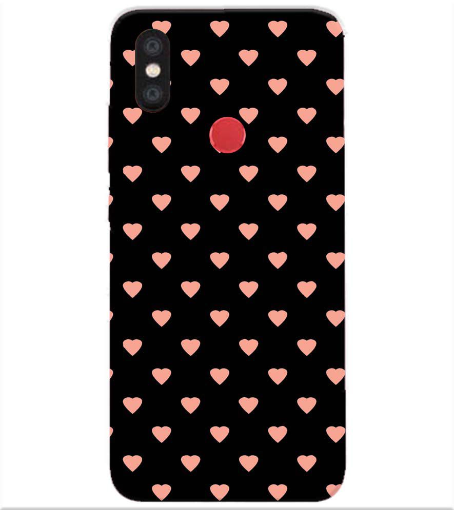 PS1318-Hearts All Over Back Cover for Xiaomi Redmi Y2