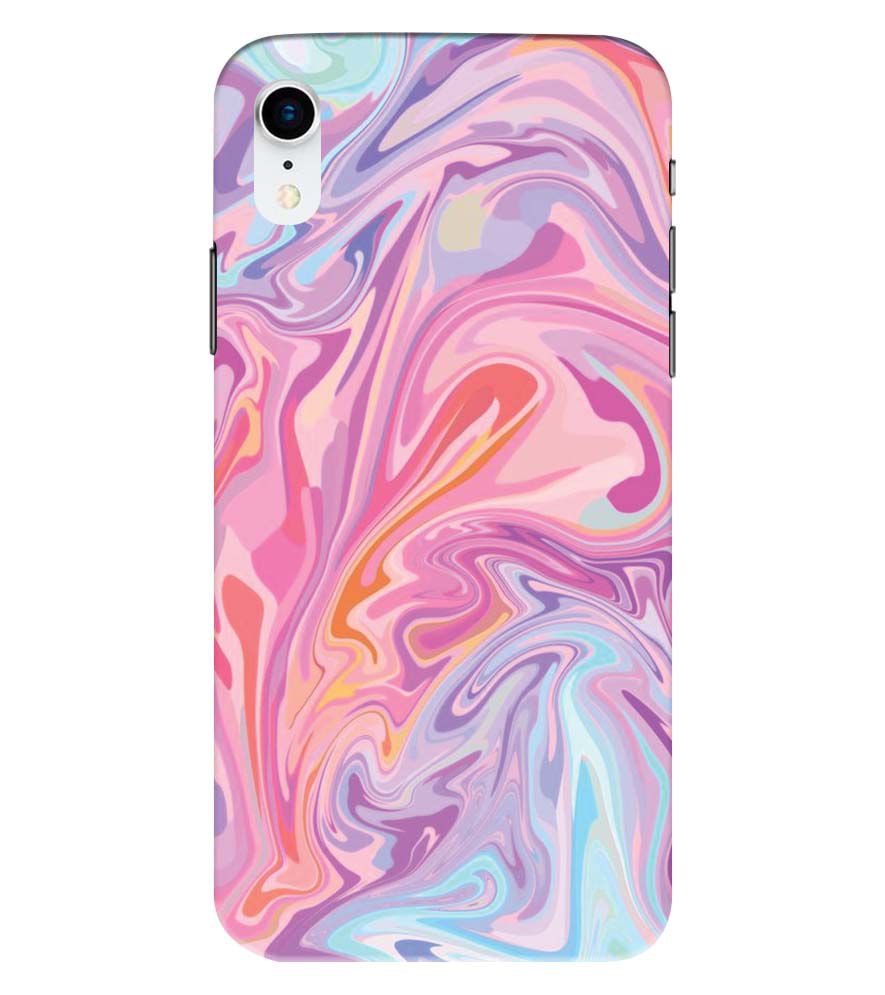 PS1319-Pink Premium Marble Back Cover for Apple iPhone XR