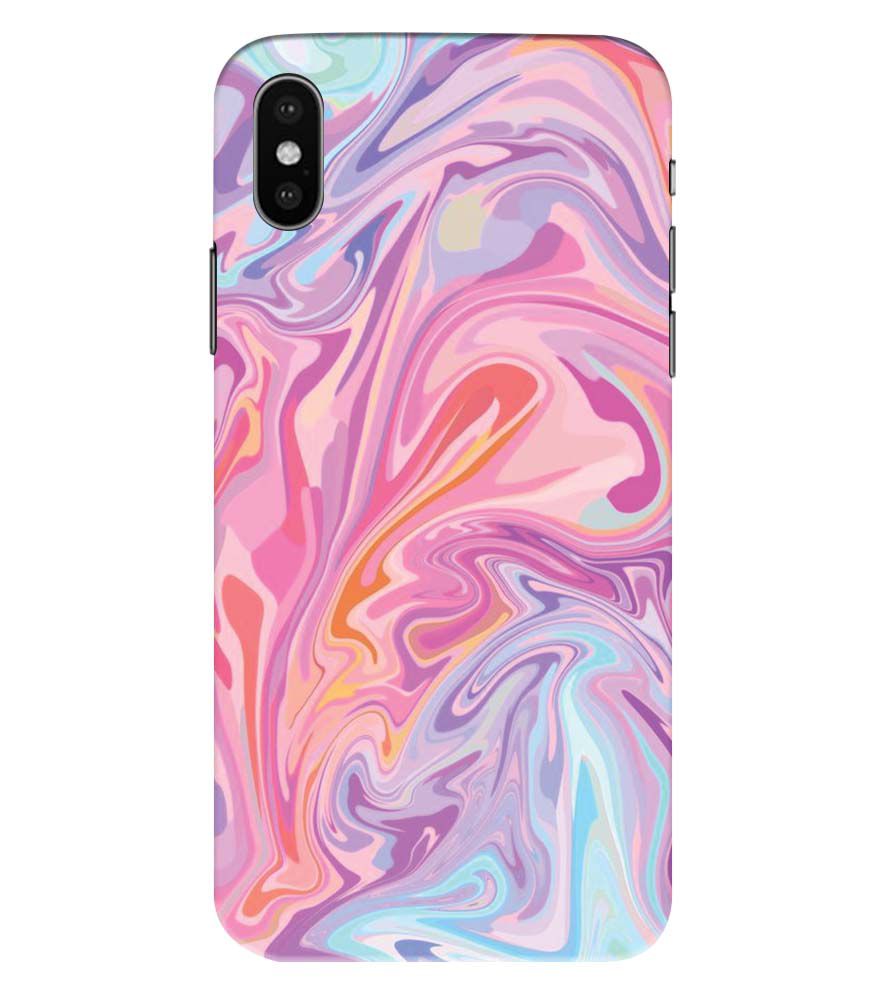 PS1319-Pink Premium Marble Back Cover for Apple iPhone XS Max