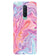 PS1319-Pink Premium Marble Back Cover for OnePlus 8