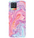 PS1319-Pink Premium Marble Back Cover for Realme 8