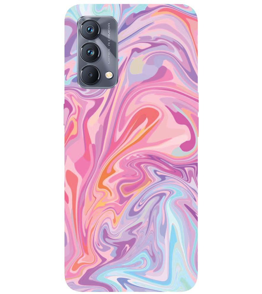 PS1319-Pink Premium Marble Back Cover for Realme GT Master