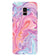 PS1319-Pink Premium Marble Back Cover for Samsung Galaxy A8 Plus