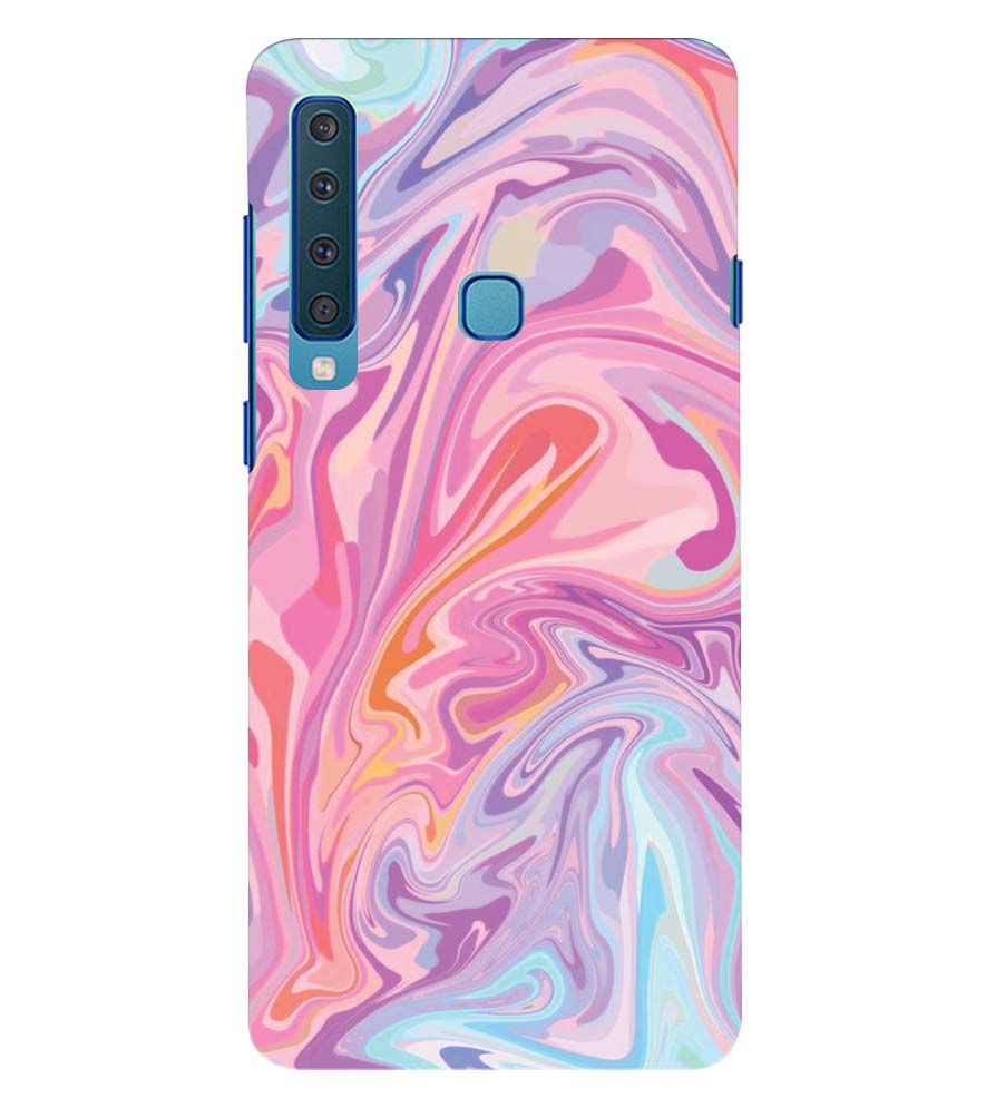 PS1319-Pink Premium Marble Back Cover for Samsung Galaxy A9 (2018)