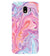 PS1319-Pink Premium Marble Back Cover for Samsung Galaxy J4 (2018)