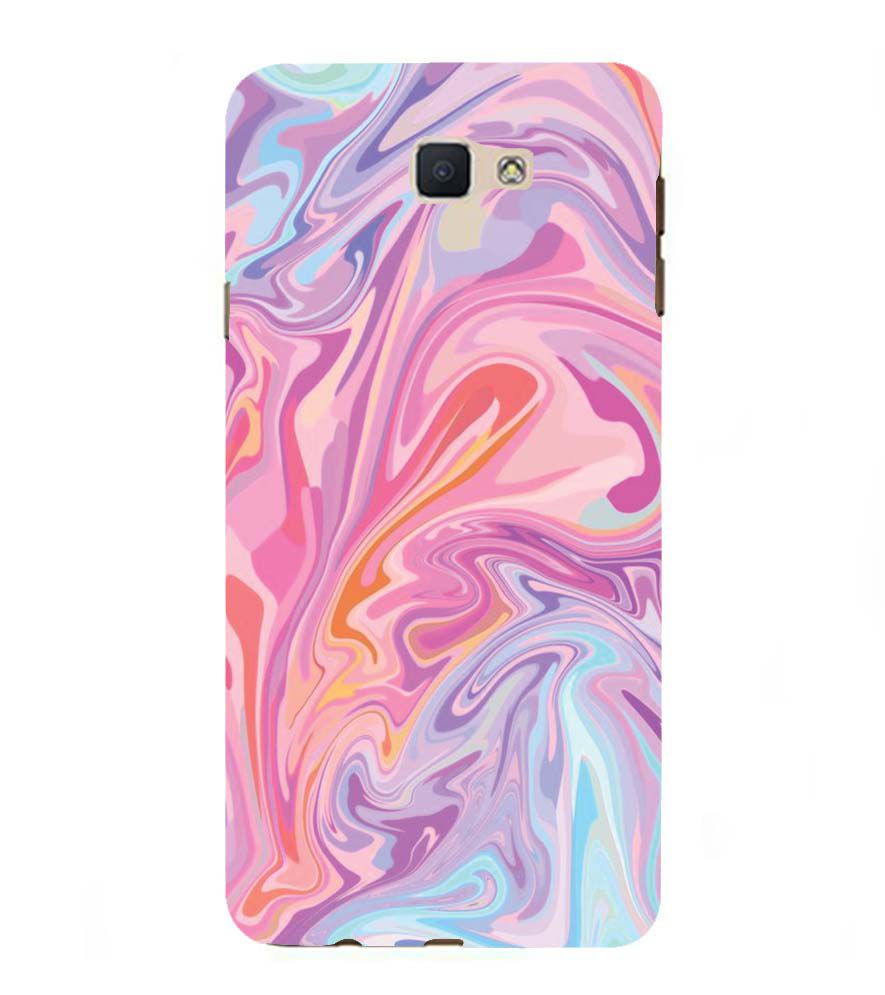 PS1319-Pink Premium Marble Back Cover for Samsung Galaxy J7 Prime (2016)