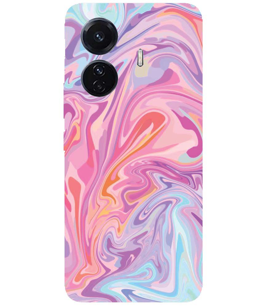 PS1319-Pink Premium Marble Back Cover for vivo T1 Pro