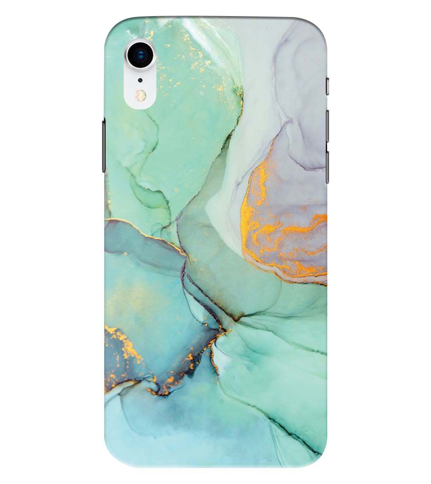 PS1320-Green Marble Premium Back Cover for Apple iPhone XR