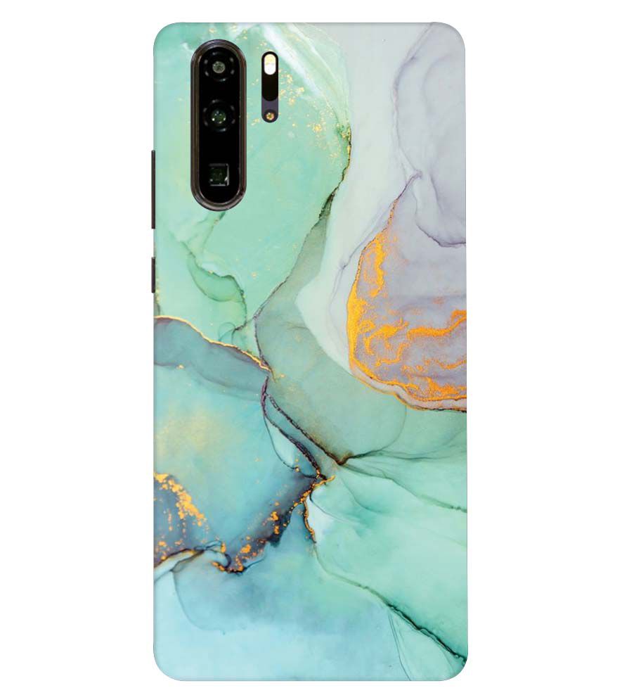 PS1320-Green Marble Premium Back Cover for Huawei P30 Pro