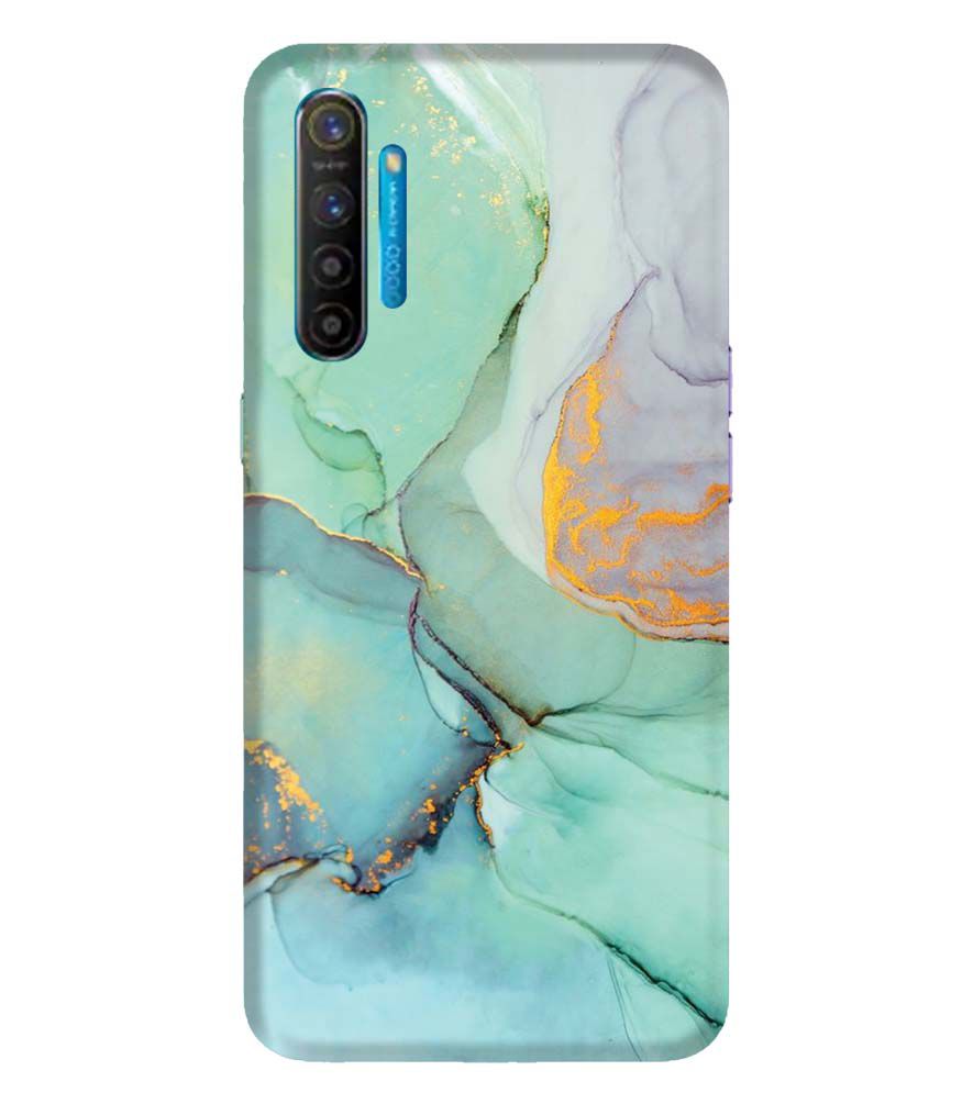 PS1320-Green Marble Premium Back Cover for Oppo K5