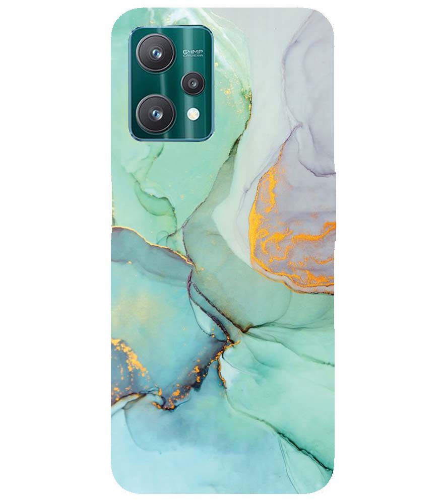 PS1320-Green Marble Premium Back Cover for Realme 9 Pro