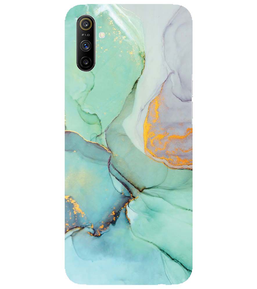 PS1320-Green Marble Premium Back Cover for Realme Narzo 10A