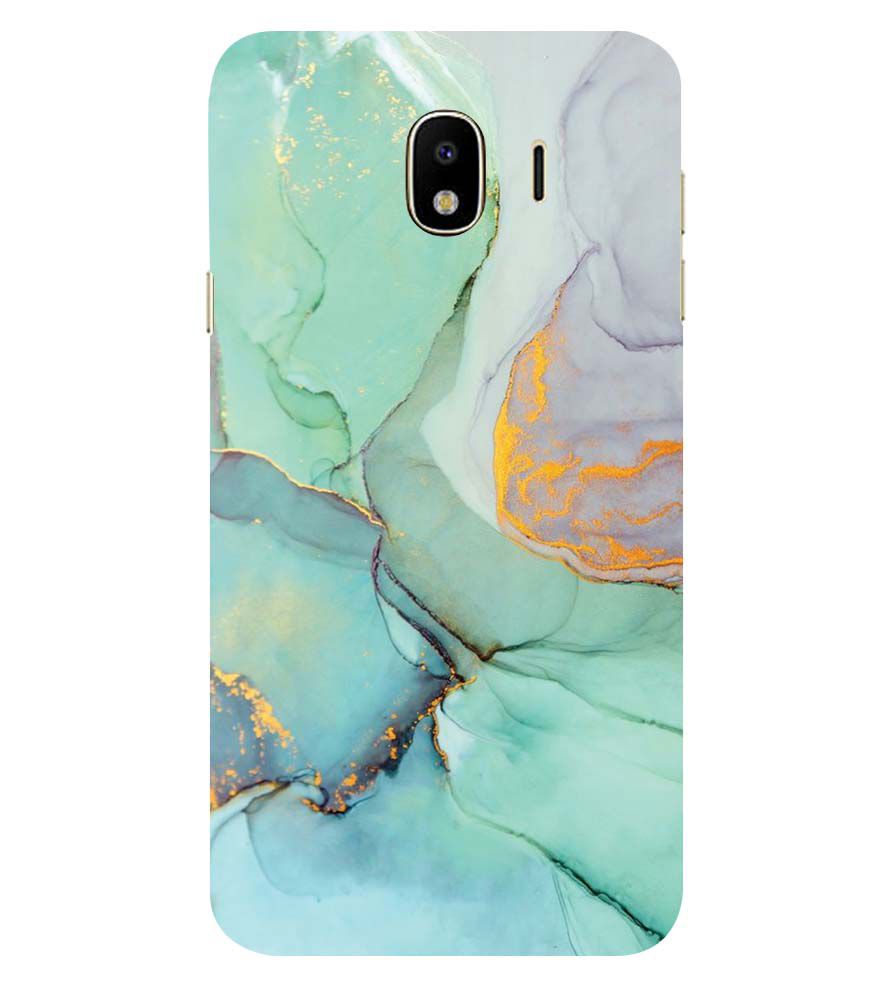 PS1320-Green Marble Premium Back Cover for Samsung Galaxy J4 (2018)