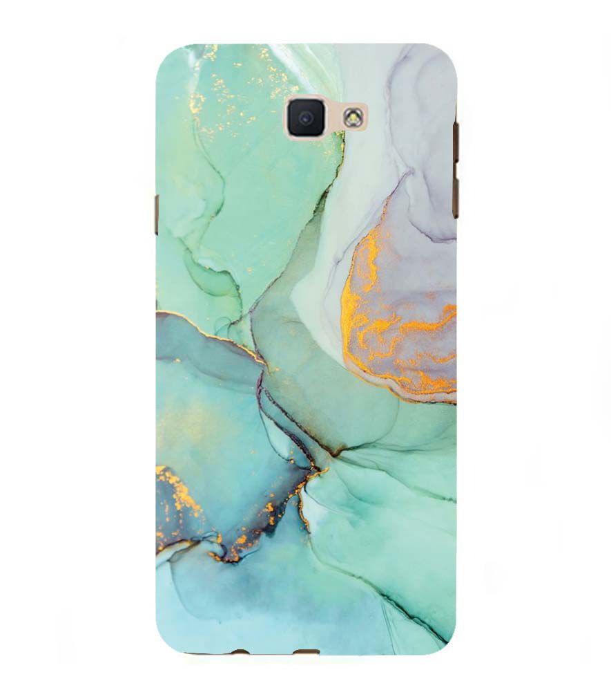 PS1320-Green Marble Premium Back Cover for Samsung Galaxy J7 Prime (2016)