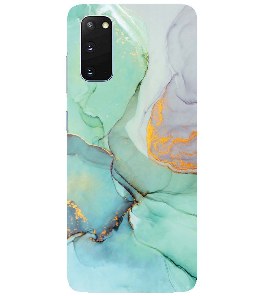 PS1320-Green Marble Premium Back Cover for Samsung Galaxy S20 5G