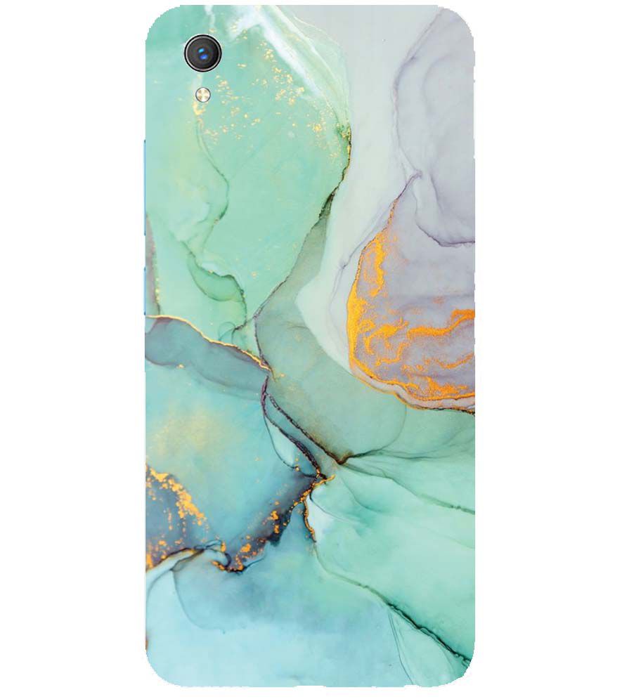 PS1320-Green Marble Premium Back Cover for vivo Y1s