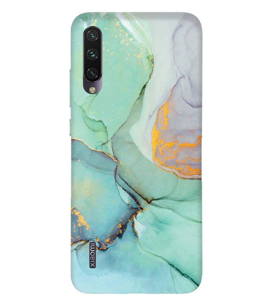 PS1320-Green Marble Premium Back Cover for Xiaomi Mi A3