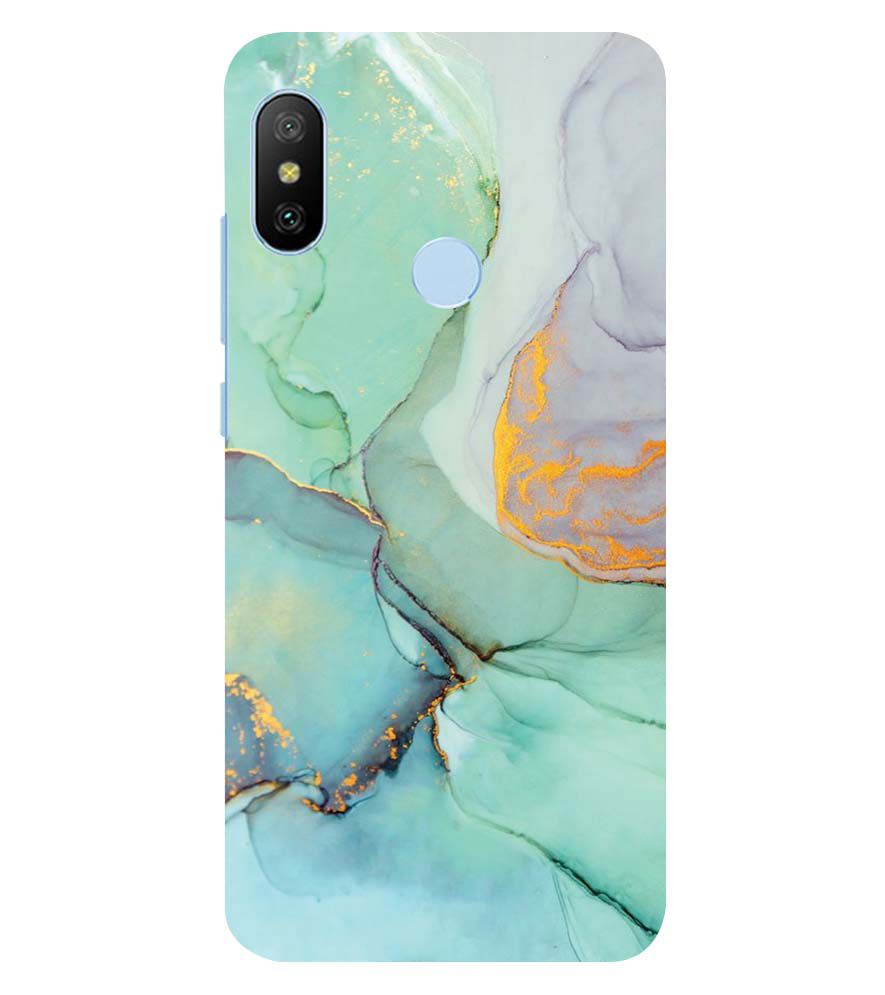 PS1320-Green Marble Premium Back Cover for Xiaomi Redmi A2