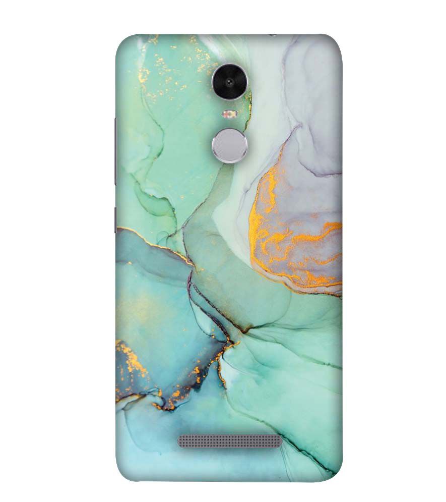 PS1320-Green Marble Premium Back Cover for Xiaomi Redmi Note 4