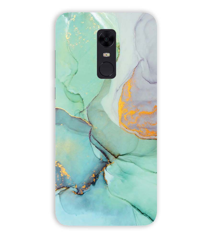 PS1320-Green Marble Premium Back Cover for Xiaomi Redmi Note 5