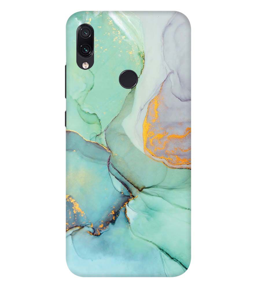 PS1320-Green Marble Premium Back Cover for Xiaomi Redmi Note 7S