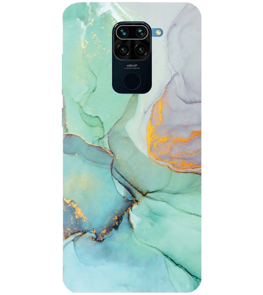 PS1320-Green Marble Premium Back Cover for Xiaomi Redmi Note 9