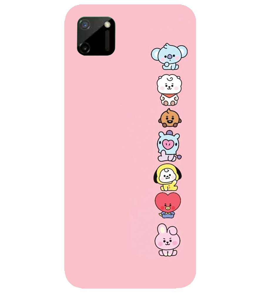 PS1321-Cute Loving Animals Girly Back Cover for Realme C11