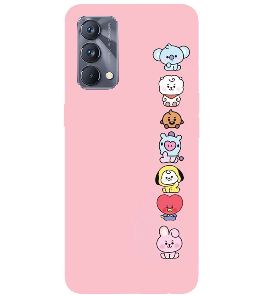 PS1321-Cute Loving Animals Girly Back Cover for Realme GT Master