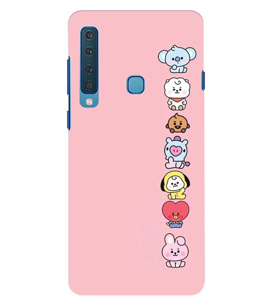 PS1321-Cute Loving Animals Girly Back Cover for Samsung Galaxy A9 (2018)