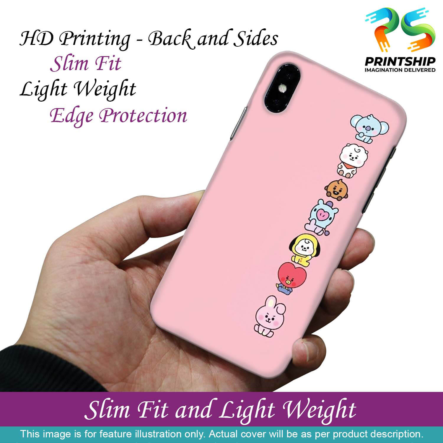 PS1321-Cute Loving Animals Girly Back Cover for Xiaomi Redmi Note 11 SE (India)