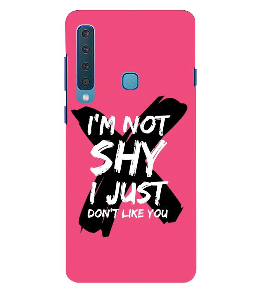 PS1322-I am Not Shy Back Cover for Samsung Galaxy A9 (2018)