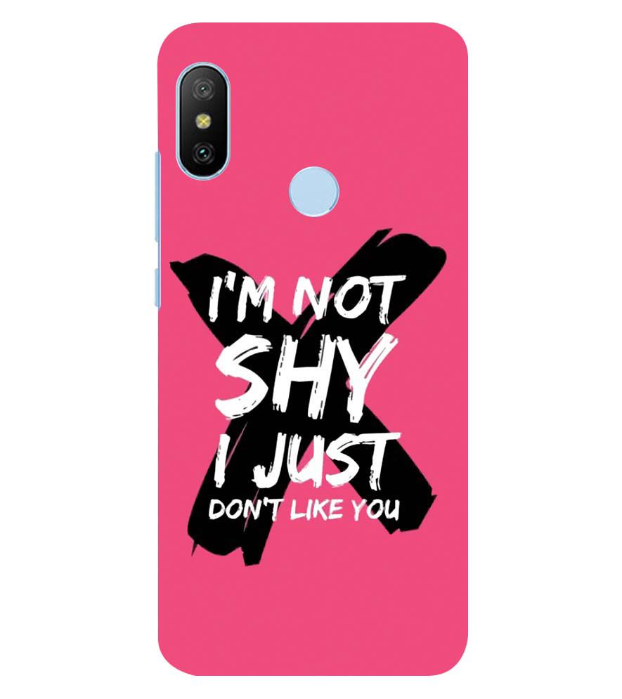 PS1322-I am Not Shy Back Cover for Xiaomi Redmi A2