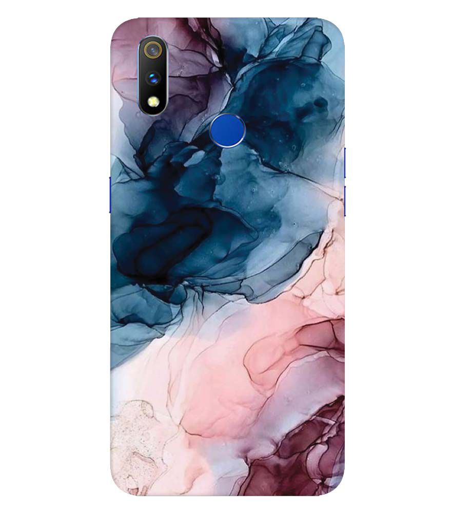 PS1323-Premium Marbles Back Cover for  Realme X Lite