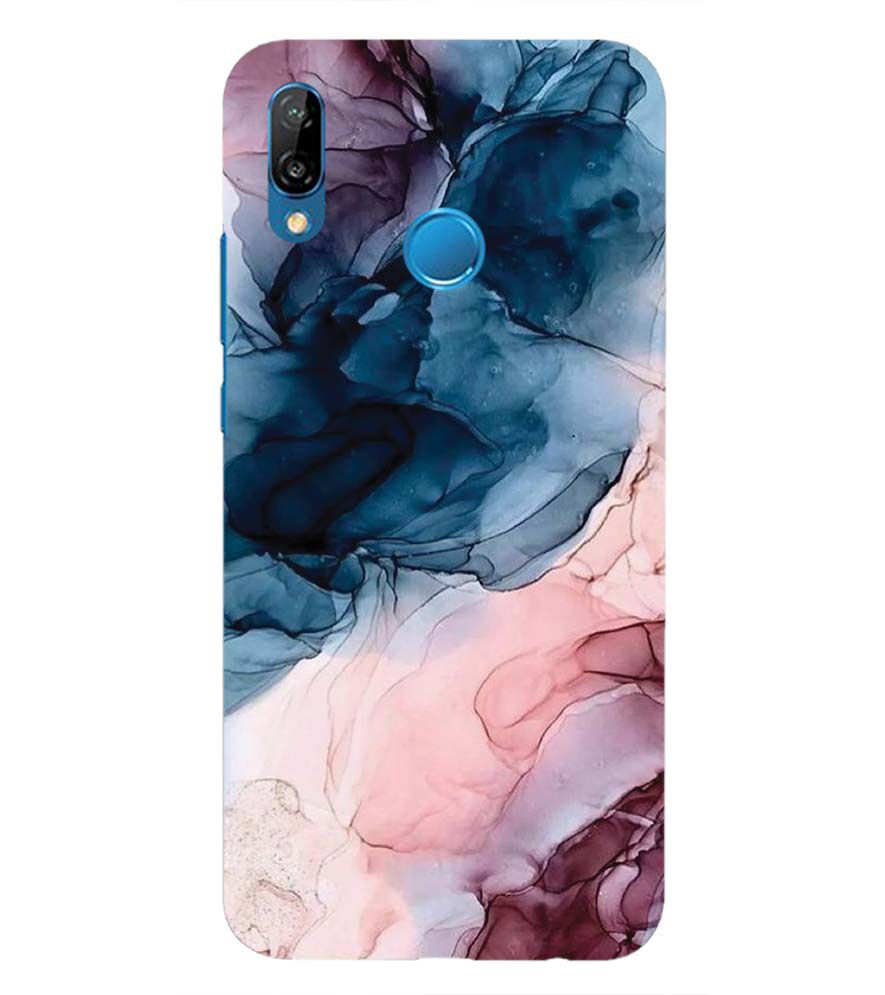 PS1323-Premium Marbles Back Cover for Huawei Nova 3e