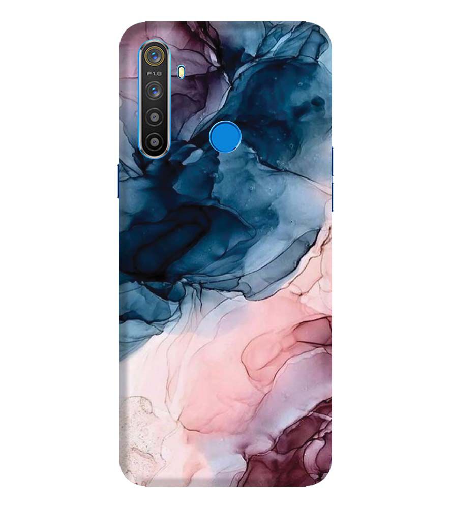 PS1323-Premium Marbles Back Cover for Realme 5