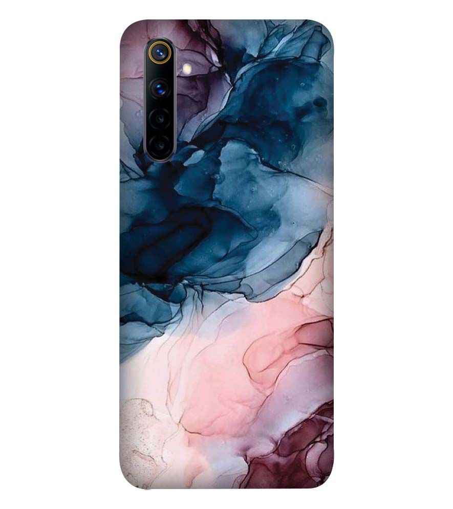 PS1323-Premium Marbles Back Cover for Realme 6i