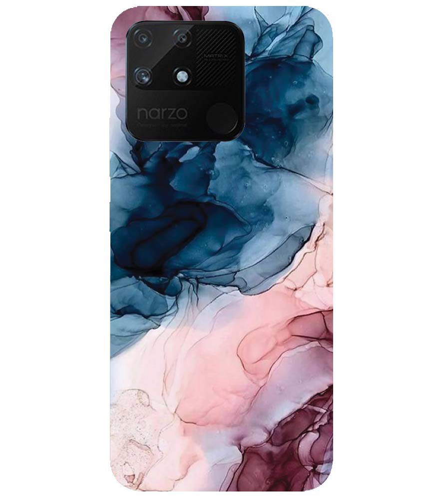 PS1323-Premium Marbles Back Cover for Realme Narzo 50A